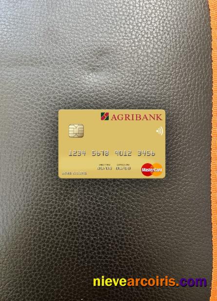 Vietnam Agribank mastercard photolook